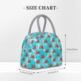 thumbnail image 2 of Balery Crab Swims In The Ocean Bolsa de Almuerzo para Mujeres, Caja de Almuerzo, Bolsa de Almuerzo Pequeña Impermeable, Tote de Almuerzo Reutilizable con Gran Capacidad, 2 of 6