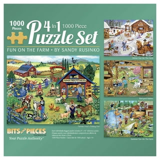  Bits and Pieces - 1000 Piece Size Porta-Puzzle Jigsaw