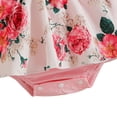 thumbnail image 4 of Bullpiano Baby Girls Floral Romper Bodysuit Tutu Dress Infants Casual Sleeveless Jumpsuit With Headband 0-24M, 4 of 8