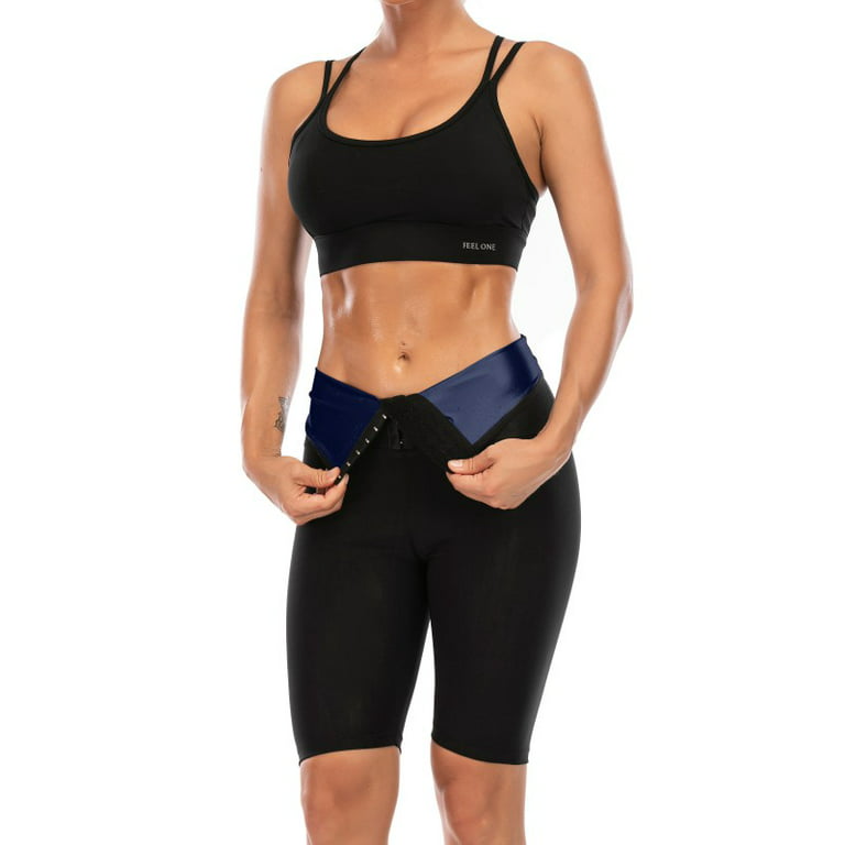 Slimming Pants, Knee Length Weight Loss Hot Thermo Sweat Sauna Neoprene  Workout Body Shapers 