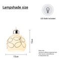 thumbnail image 2 of Plug In Ceiling Lights Modern Minimalist Dining Room Kitchen Island Glass White Over Kitchen Sink Light Hanging Pendant Light, 2 of 4