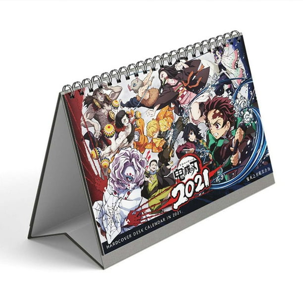 Taicanon Demon Slayer Kimetsu No Yaiba Official Photo Desk Calendar 21 Walmart Com Walmart Com