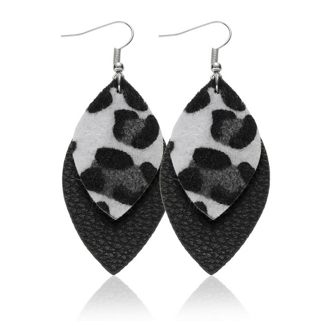 Sonducket Pendientes con estampado de leopardo, colgantes para mujer, accesorio de moda, decoración colgante, adorno para el cuerpo, gotas para Type5 NO5