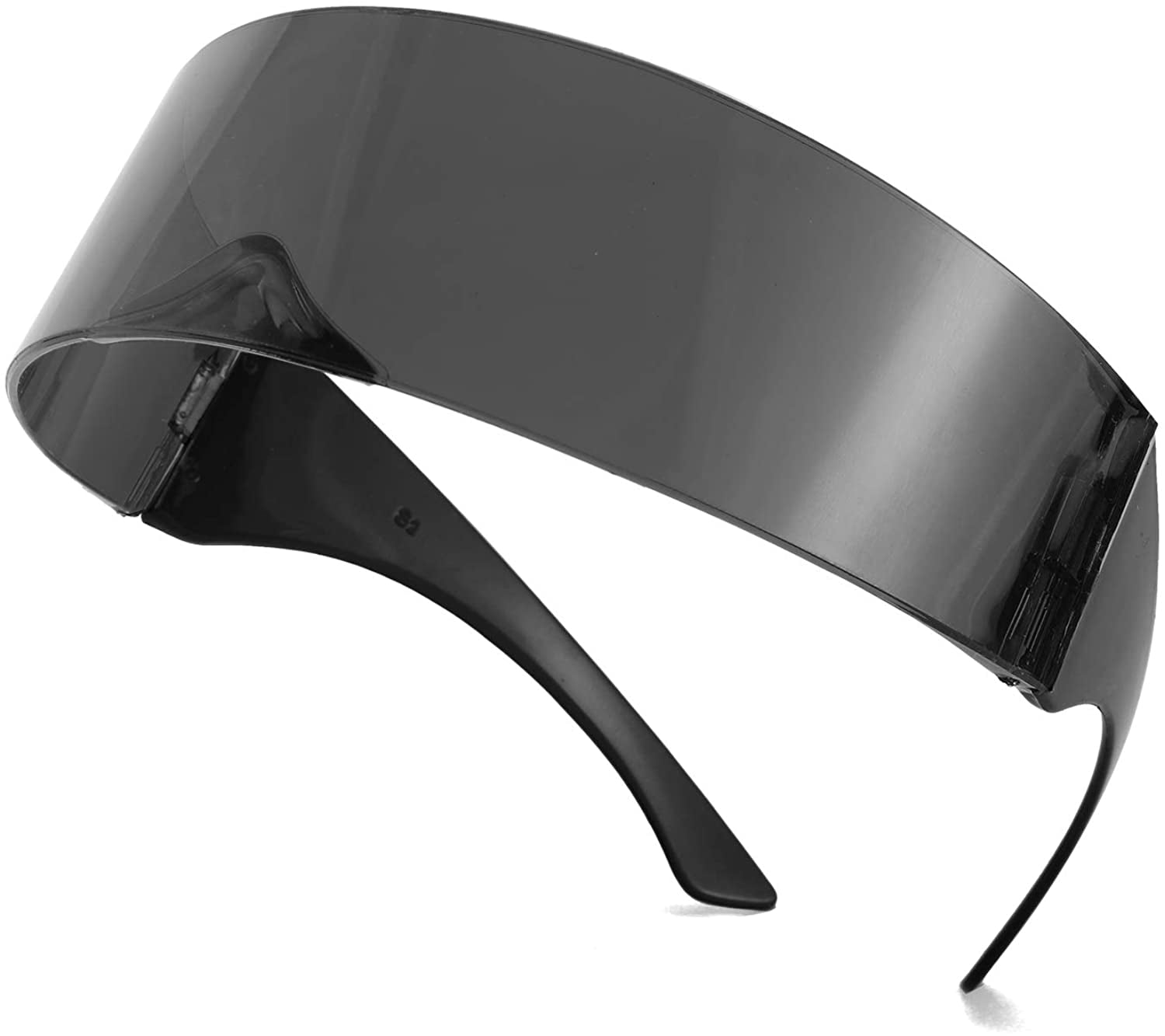 FEISEDY 80s Futuristic Visor Cyber Sunglasses Men Women FEISEDY 80s Futuristic Visor Cyber Sunglasses Men Women