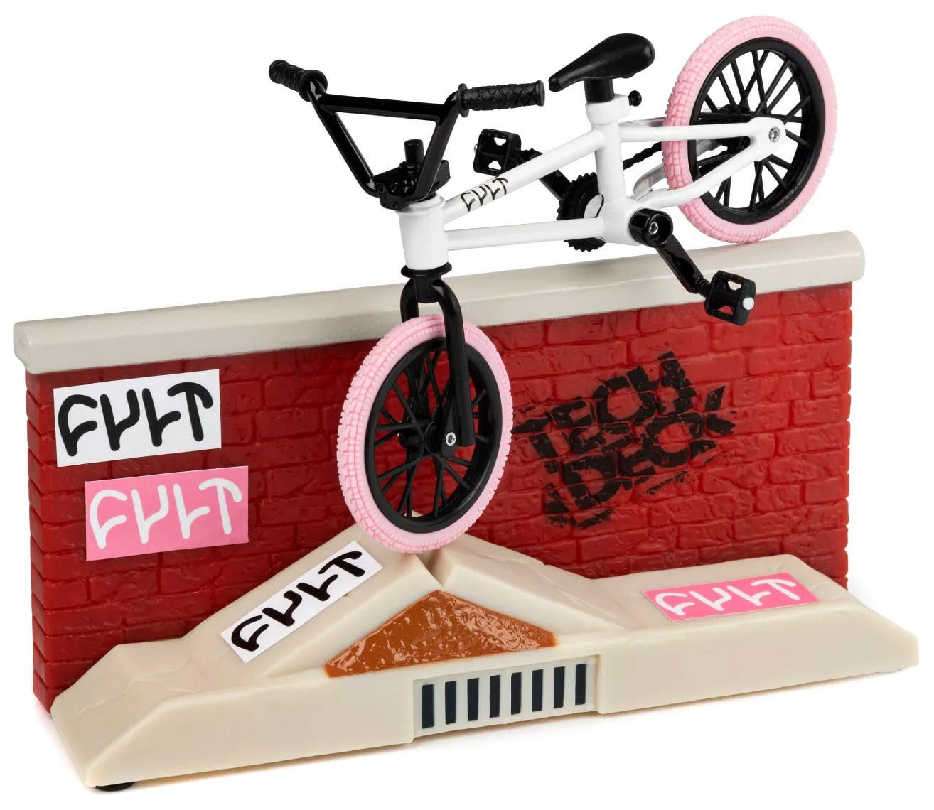 Exclusive Tech Deck BMX Finger Bikes Freestyle Hits WE THE PEOPLE Brown Frame 