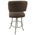 thumbnail image 2 of Swivel Counter Metal Bar Stool 26" - M-110 - Checkered - Beige, 2 of 3