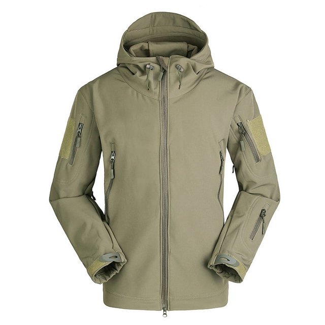 Chaqueta exterior de piel de tiburón de imitación, camuflaje, para deportes, ciclismo, montañismo, esquí, chaqueta softshell A001