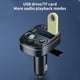 thumbnail image 5 of Reproductor MP3 con puerto USB, navegación por voz, monitoreo de voltaje, iluminación ambiental, Bluetooth universal para autos, carga inalámbrica., 5 of 8