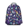 thumbnail image 2 of Snowy Owl Student Backpack Waterproof Composite Oxford Cloth, Scratch-Resistant, Cartoon Night Owl Pattern, Large Capacity Student’s School Bag with Comfortable Adjustable Straps, 2 of 5