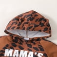 thumbnail image 3 of Baby Boys 2PCS Pants Sets Long Sleeve  Neck Sweatshirt Tops Solid Color Pants Sets, 3 of 6