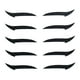 thumbnail image 1 of Pegatinas de delineador de ojos de moda, maquillaje, cinta adhesiva para párpados dobles, herramienta de maquillaje 5 pares, 1 of 8