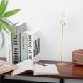 thumbnail image 3 of Tarjeteros de mesa Urban Deco, 12 pulgadas, acero dorado, paquete de 16, 3 of 9