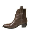 thumbnail image 2 of Styesk Bottes pour Femmes Mode Bottines Mi-Hauteur Décontractées Tête Pointue Bottes Confortables Chaussures Décontractées Bottes de Travail pour Femmes, 2 of 9