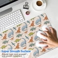 thumbnail image 4 of Long Mouse Pads for Desk,Beige Dinosaurs Birds Pattern Desk Mats on Top Of Desks, Desk Mouse Pad Extra Large with 3mm Non-Slip Base and Stitched Edge for Gaming,Office,Work,Home 31.5"x15.7", 4 of 6