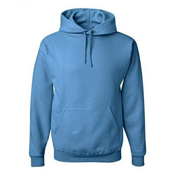 Jerzees Men's NuBlend Hooded Pullover Sweatshirt, Columbia Blue, XXXX-Large