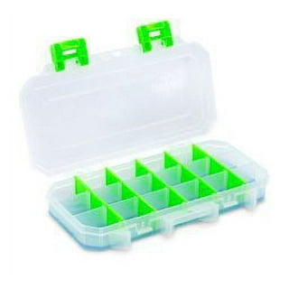 Facikono Tackle Box Fishing Tackle Box Organizer 2 Layer Clear Tackle Box  Thicken Plastic Tacklebox for Snacks (1 Pack)