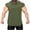 Army Green, variant on ZyeKqe Mens Tank Tops Cap Sleeve Shirts Solid Color T Shirts Loose Fitted Muscle Tees