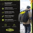 thumbnail image 4 of Sportube Traveler Boot Bag, 45L Ski & Snowboard Gear Backpack for Travel, Citrus, 4 of 8