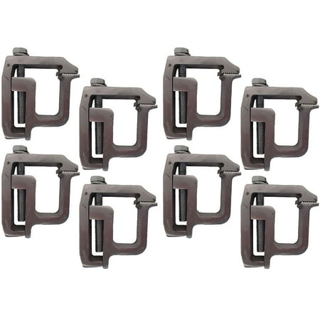 Aftermarket Heavy Duty Truck Parts - Set of (8) Heavy Duty Truck Cap Topper Camper Shell Mounting Clamps TL-2002