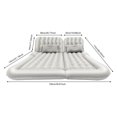 thumbnail image 2 of YIYIBYUS Mattress Car Inflatable Bed Outdoor Travel Camping Mat Flocking Air Mattress with 2 Air Headrests,Grey, 2 of 12