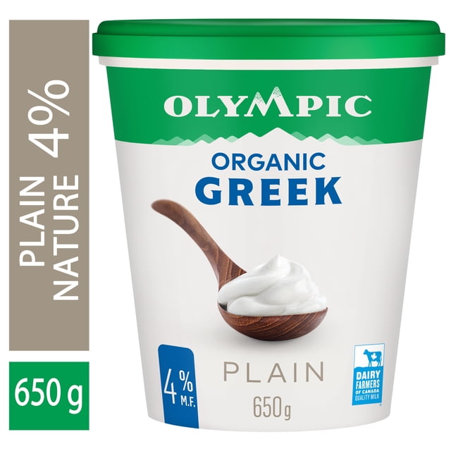 Olympic Organic Greek Yogurt Plain 4%