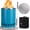 Blue-9.7 x 7.1 INCH, variant on 9.7 X 7.1 Inch Tabletop Fire Pit By Low Smoke Camping Stove For Outdoor Safe Firepits Fueled Pellets Or Wood Travel Bag Included (blue 9.7 7.1 Inch)