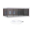 thumbnail image 1 of figatia 1:64 Garage Display Case Collectible Display Showcase for Model Cars Diorama black, 1 of 9