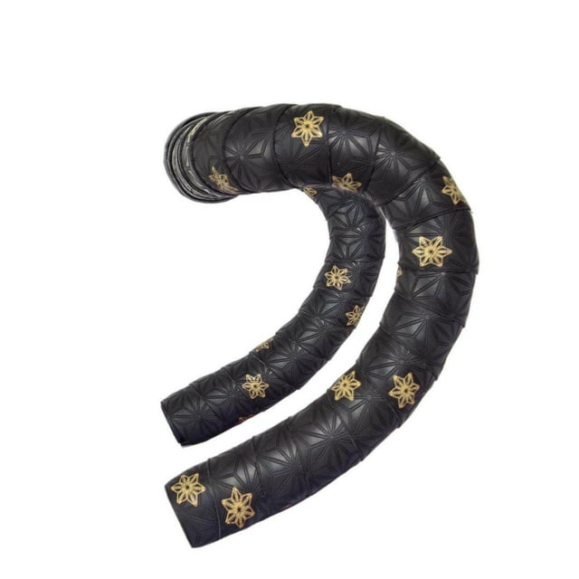 2 Pcs Ruban de Guidon de Vélo Antidérapant pour Cyclisme Douce Sueur Vélo de Route Imprimé Doré