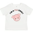thumbnail image 3 of Inktastic I'm a Pig Deal Cute Pig Pun Boys or Girls Toddler T-Shirt, 3 of 5