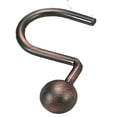 thumbnail image 5 of "Ball" Shower Curtain Hooks in Brass, 5 of 6