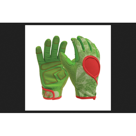 Medium Leather Glove - Digz Signature Green Women's Medium Synthetic Leather Gardening Gloves