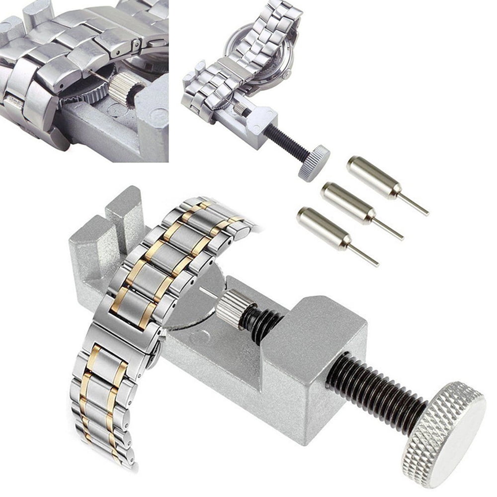 Metallverstellbares Uhrmacherwerkzeug Armband Link Pin Remover Repair Tool Kit 