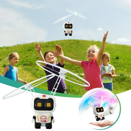 

Winter Savings Clearance! SuoKom Space Adventurer Sensing AiRCraft Gesture Sensing Manoeuvre Helicopter Robot Light-Emitting Toys Gifts on Clearance