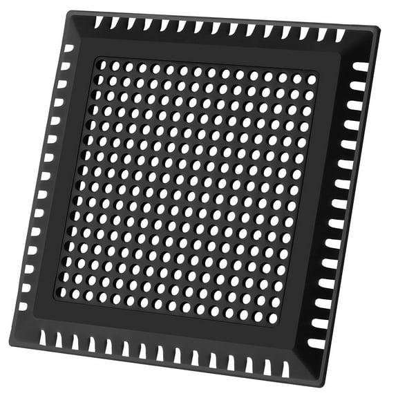 Hair Catcher/Drain Strainer/Shower Drain Cover for Bathroom Floor Drain, Stainless Steel and Silicone (4inch, Matte Black)