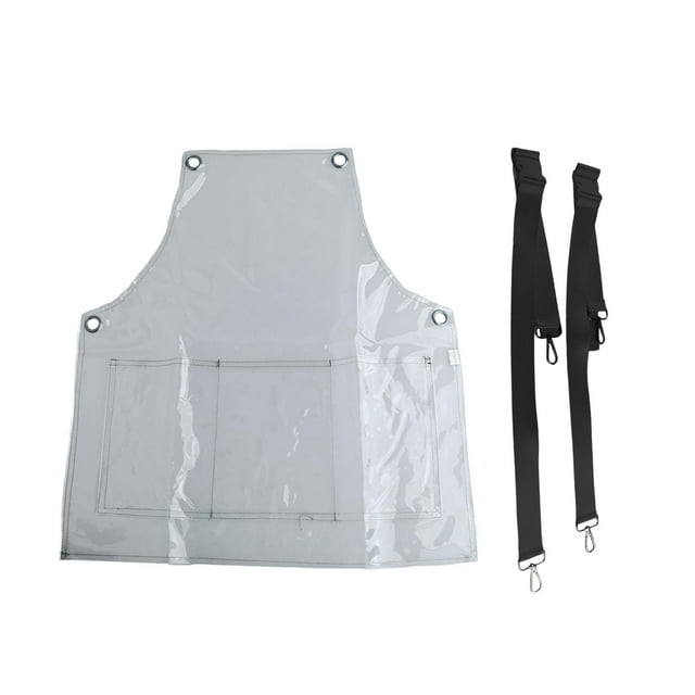 Delantal de cocina multiusos resistente al desgaste BLESIY Negro 30 Grosor