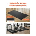 thumbnail image 2 of KFFKFF Treadmill Mat for Carpet Floor, 35.5" x 78.7" x 0.16" Exercise Equipment Mat for Treadmills, Elliptical, Rowing Machine, High Density PVC Floor Protector, 2 of 9