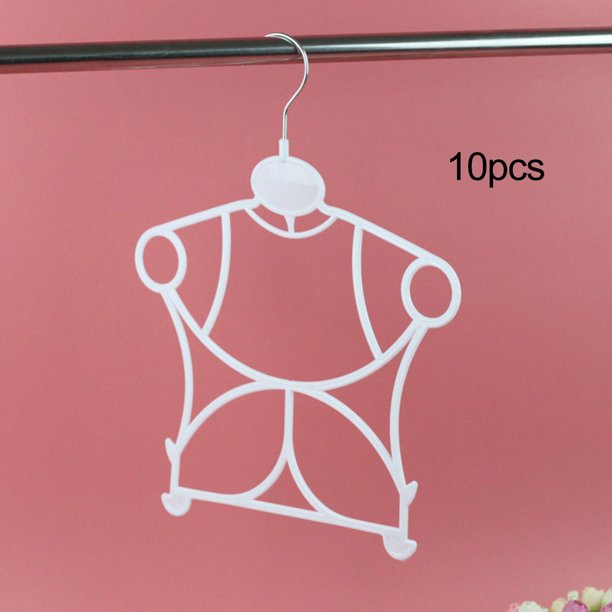 ZEDODIER Lot De 5 Cintres Pour Aillot De Bain - Crochet Pivotant Sur Le Dessus - Design Pliable