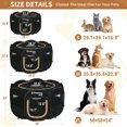 thumbnail image 2 of Corral para Perros KingCamp Portátil Plegable 29/36/50 cm para Interior y Exterior, 2 of 7