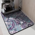 thumbnail image 2 of Washable Rubber Boho Style Vintage Floral Dish Drying Mats for Kitchen Counter Home Large Coffee Bar Pad Accessories and Decor for Utensils Stemware 18''x24'', 2 of 6