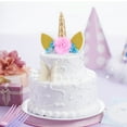 thumbnail image 3 of Chic Unicorn Cake Pick Unicorn Cake Topper Cake Adornment Cake Decoration, 3 of 5