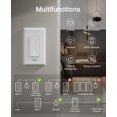 thumbnail image 2 of Interruptor regulador inteligente GHome Smart de 3 vías para luz, paquete de 3, 2 of 8