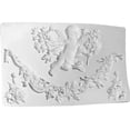thumbnail image 3 of ROCKROK Angel Babies Shape Flower Rattan Pattern Silicone Material Fondant Mold for Cake, 3 of 11