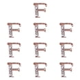 thumbnail image 2 of Kripyery 10Pcs Nail Art Alphabets Three-dimensional Shining Hollowed Out DIY Alloy Nail Golden 26 Alphabets Letter Rhinestones for Nail Salon, 2 of 8