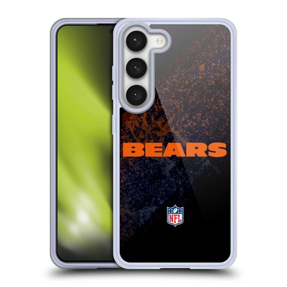 Head Case Designs NFL Chicago Bears Logo Blur Soft Gel Case for Samsung Galaxy S23 5G