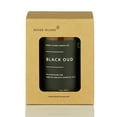 thumbnail image 5 of Black Oud Crackling Wood Wick Candle for Men, Intense Masculine Scent, 100% Soy, 50-Hour Burn, Luxury Black Jar with Gold Text Strong Scented Candle with Crackle Wooden Wick for Home, Office, Gifts, 5 of 5