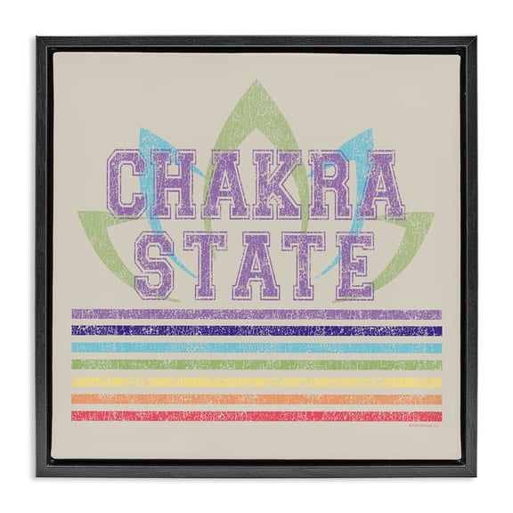 Stupell Industries Bohemian Black Floating Frame Canvas Art, 18 x 18, by Higher Learning/Life Is High