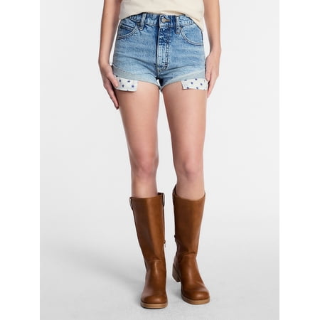 Kacey Lee Women's Classic Cut Off Shorty Shorts, Sizes 0-18