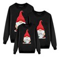thumbnail image 6 of Fiaer Matching Family Merry Christmas Sweatshirts Funny Graphic Crew Neck Pullover Long Sleeve Loose Fit Casual Trendy Xmas Tops Kid 120, 6 of 6