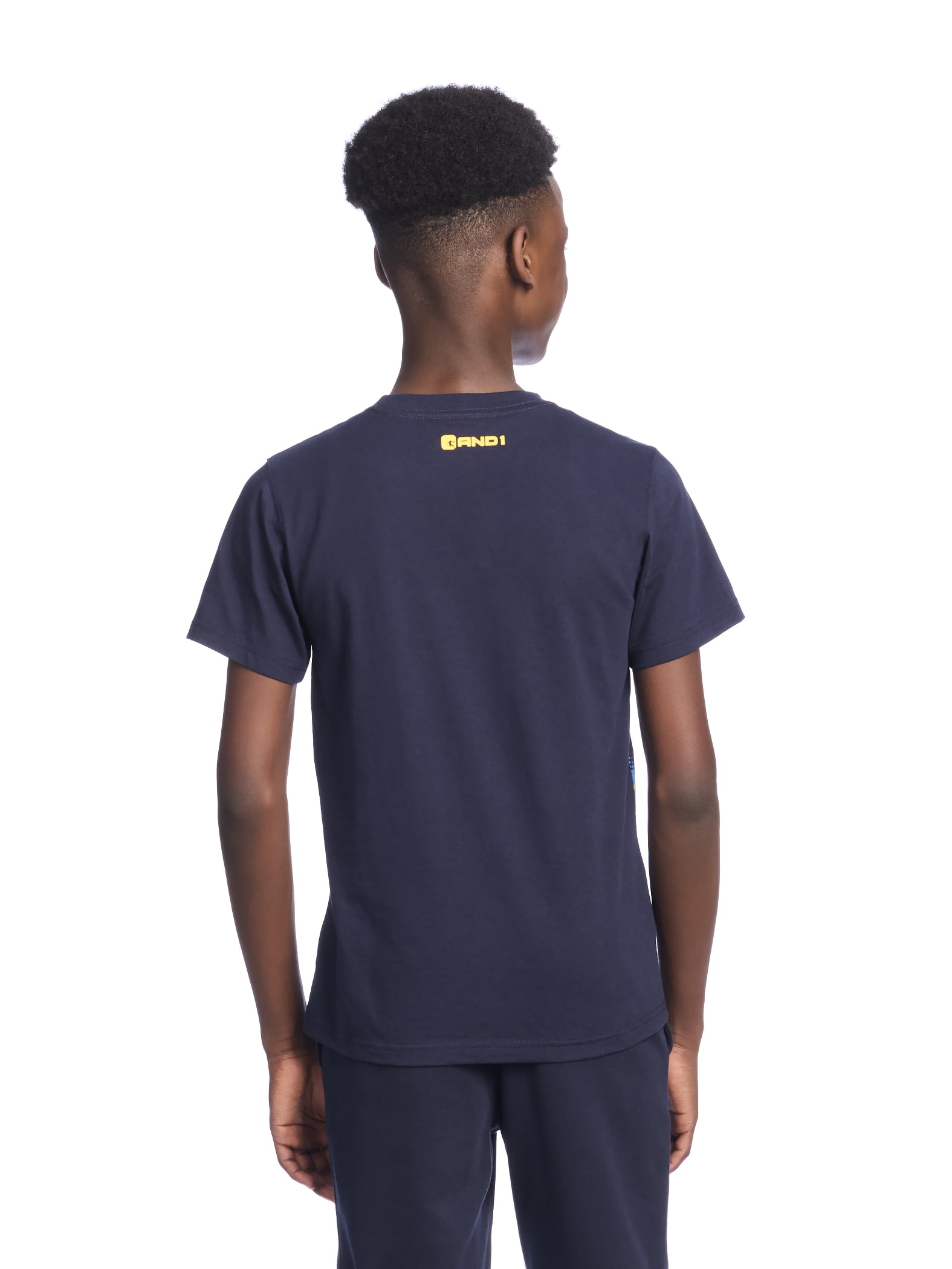 AND1 Boy's Short Sleeve Graphic T-Shirt, Sizes 4-18