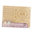thumbnail image 1 of HILABEE Creative Wooden House Puzzles Toy Early Learning Early Development Small Hamster H, 1 of 8